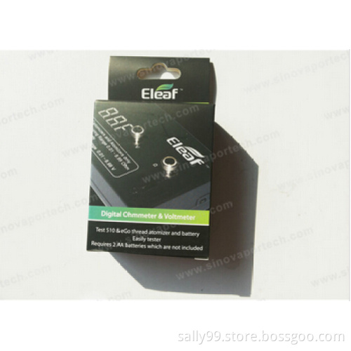 2014 New Vaporizer Ohmmeter Eleaf LCD Digital Ohmmeter 510/Ego Thread Digital Ohmmeter&Voltmeter